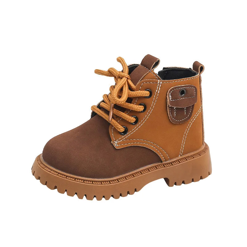 Baby Winter Stiefel für Mädchen und Jungen – Wildleder, warm und rutschfest.